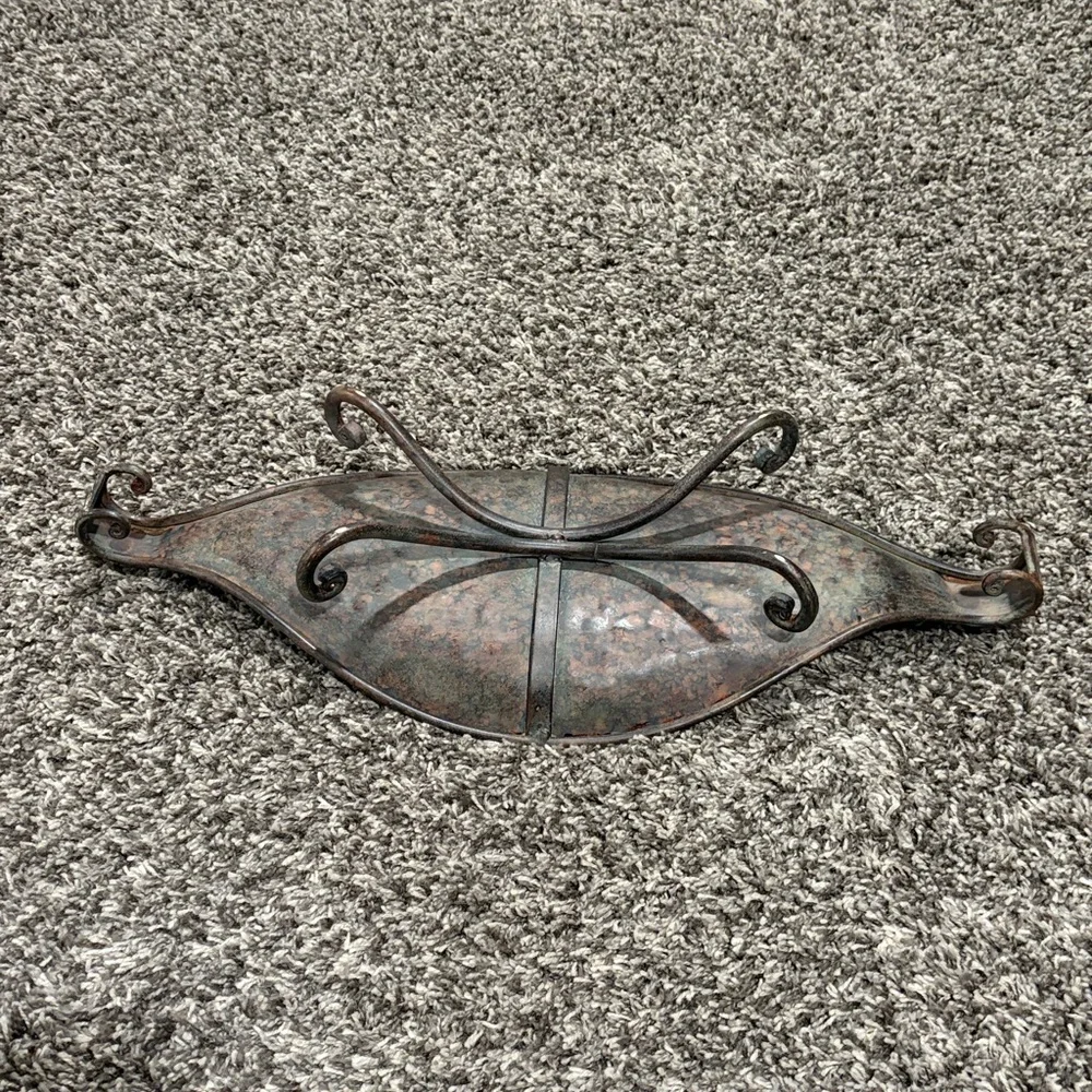 Rustic Metal Decorative Tray